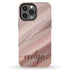 Acrylic Brushstrokes Custom Name iPhone Case